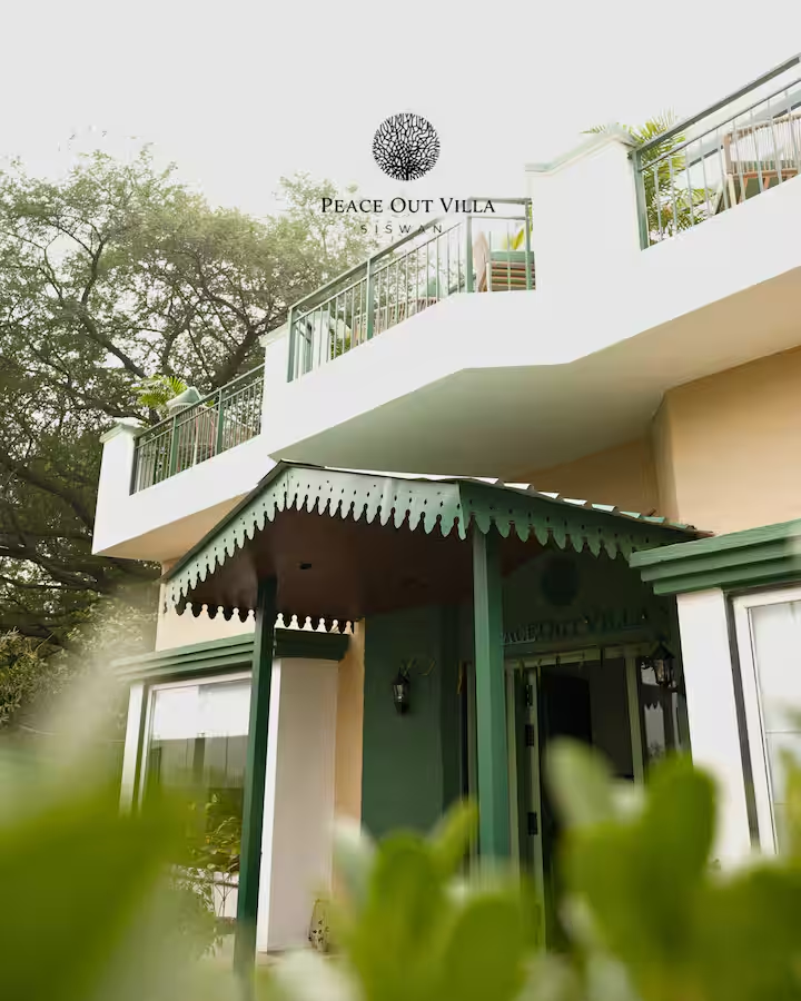 Villa exterior daytime
